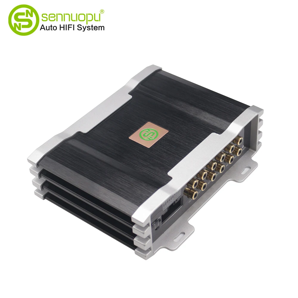Fuaime Feithicleach 8 Channel DSP Próiseálaí Fuaime Car 4 CH Amplifier