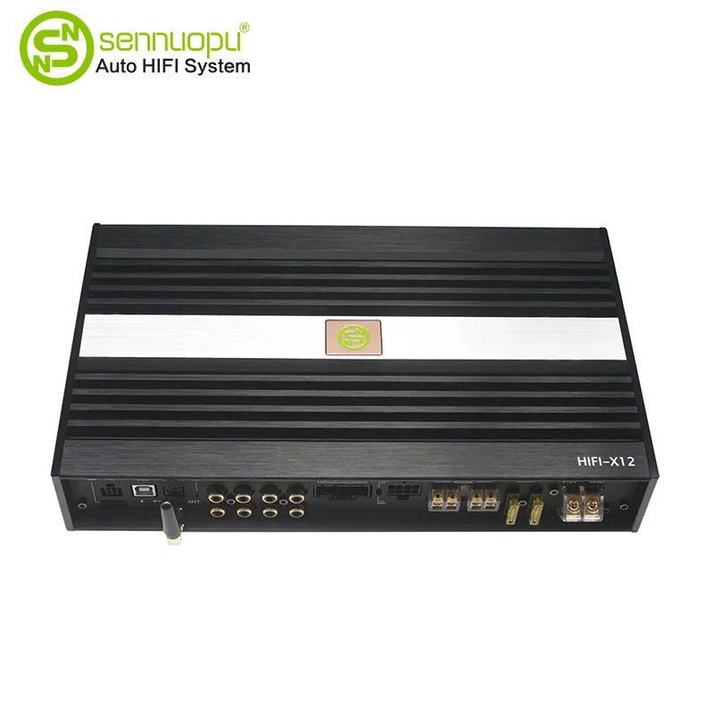 Aimplitheoir Car DSP 8 CH amp le 10 CH Próiseálaí Comharthaí Digití